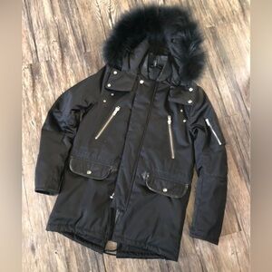 The Kooples Black Quilted Jacket